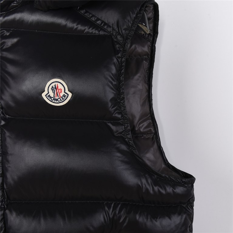 Local pickup  400 Terminal stocked in storeMoncerMonkou #Bormes Nylon Lacquered Pudding Quilted Hooded Hooded Vest ##Men's 