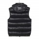 Local pickup  400 Terminal stocked in storeMoncerMonkou #Bormes Nylon Lacquered Pudding Quilted Hooded Hooded Vest ##Men's 