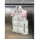 Local pickup  450 Terminal stocked in storeMONCLER down vest Luzule autumn and winter new generation level, real picture, hooded vest, hat can be removedColor black white powder lining,Size 012