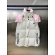 Local pickup  450 Terminal stocked in storeMONCLER down vest Luzule autumn and winter new generation level, real picture, hooded vest, hat can be removedColor black white powder lining,Size 012