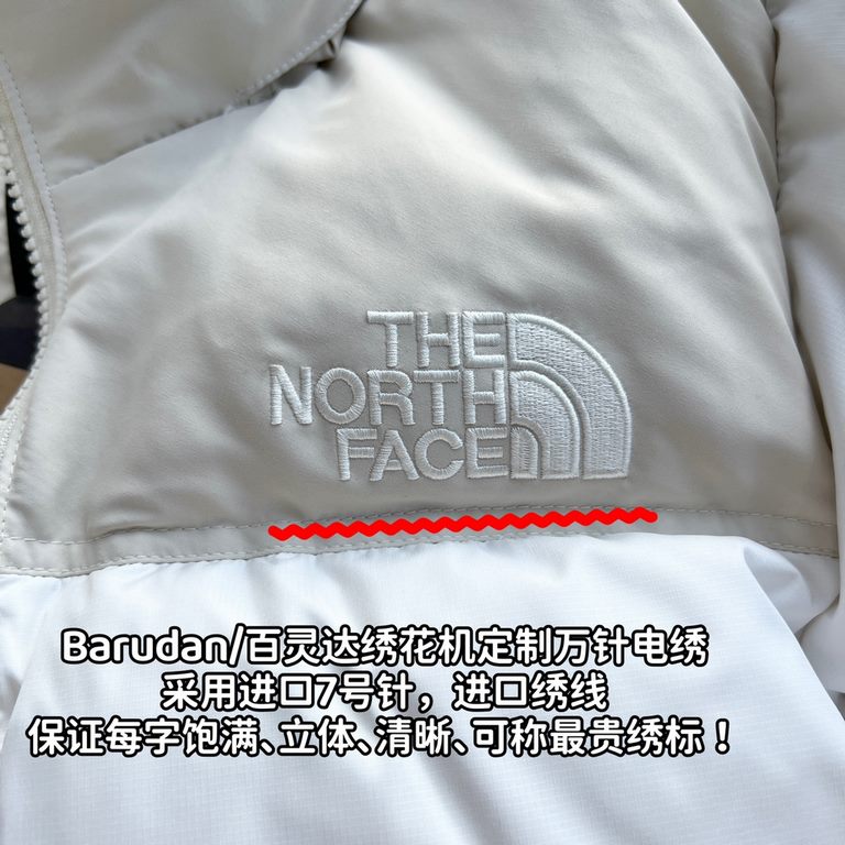 Graphic Details WYSIWYG                ｜ The North Face 1996 Nuptse ClassicNorth Face Patchwork White