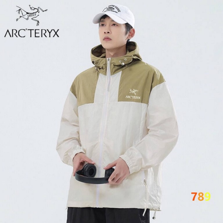 P145 New ARC'TERYX Beginner's Sunwear!Functional thin jacket small punching jacket skinsuit sunwear!Men and women can match with couple's clothes! The latest models, summer must-have!Sun protection index 50   certified m