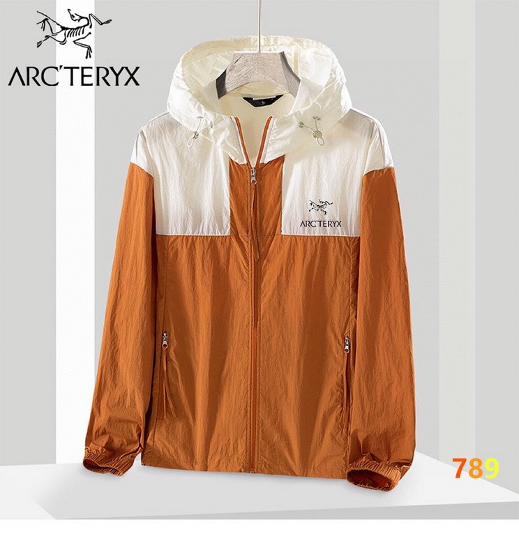 P145 New ARC'TERYX Beginner's Sunwear!Functional thin jacket small punching jacket skinsuit sunwear!Men and women can match with couple's clothes! The latest models, summer must-have!Sun protection index 50   certified m