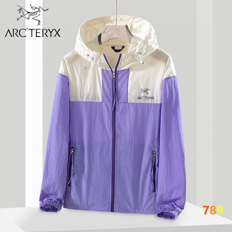 P145 New ARC'TERYX Beginner's Sunwear!Functional thin jacket small punching jacket skinsuit sunwear!Men and women can match with couple's clothes! The latest models, summer must-have!Sun protection index 50   certified m