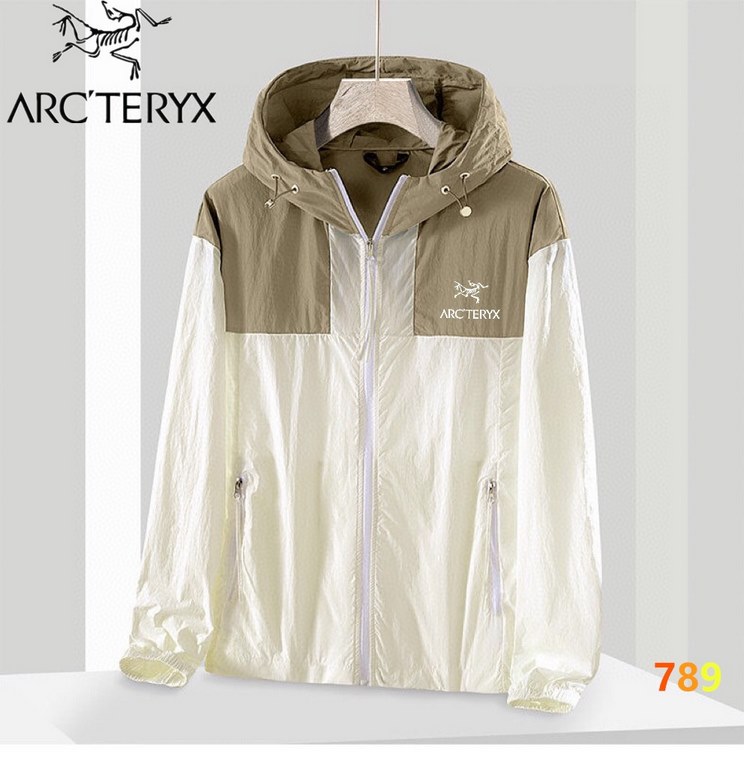 P145 New ARC'TERYX Beginner's Sunwear!Functional thin jacket small punching jacket skinsuit sunwear!Men and women can match with couple's clothes! The latest models, summer must-have!Sun protection index 50   certified m