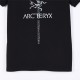 New  130ARC'TERYX Patriot      Back Logo Letter Printed Crew Neck Short Sleeve T-Shirt-Purchased the original open mold to create, custom side logo, hem double narrow needle flat knitting, details determine success or fa