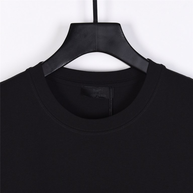 New  130ARC'TERYX Patriot      Back Logo Letter Printed Crew Neck Short Sleeve T-Shirt-Purchased the original open mold to create, custom side logo, hem double narrow needle flat knitting, details determine success or fa