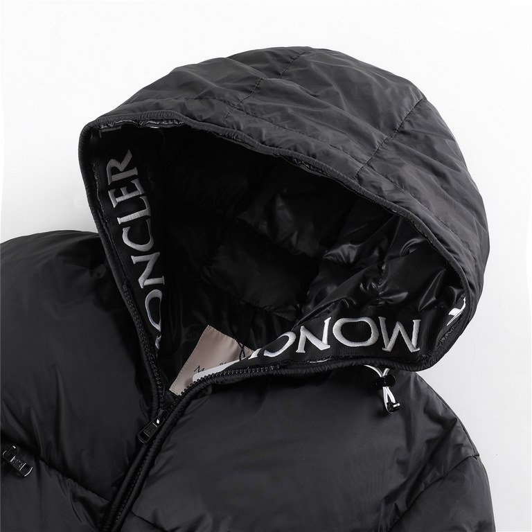 Local pickup version  600 Terminal put in store2021 MonclerTemplon Embroidered Webbing Down Jacket Hooded Wind Pocket Non Detachable,Three labels, details, accessories, hardware QR code scanning!UK official website in th