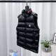 MONKOUTH MonclerMoncler SpringSummer New OuseMen and Women'sFeather VestsSize 1 yards, 2 yards, 3 yards, 4 yards, 5 yardsProduct color blackDESCRIPTION Inspired by the        8's iconic jacket, the Tib has been reinterpr