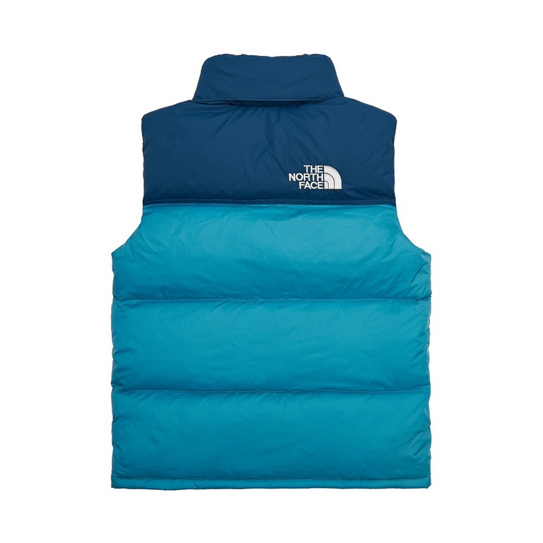 Local pickup  180The North Face Vest】The North Face｜The North Face Nuptse1996 Classic Down VestThe North Face Vest [Cloudy Water Blue] Embroidery using imported Tajima embroidery 10,000 needle embroidery, using imported 