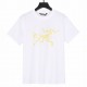 New  140ARC'TERYX Beginning Bird 24ss new yellow hand-painted big bird short sleeve T-shirtUltra-fine flat screen printing process, trendy sense of full, using detailed mesh material for the stencil, custom-dyed cotton f