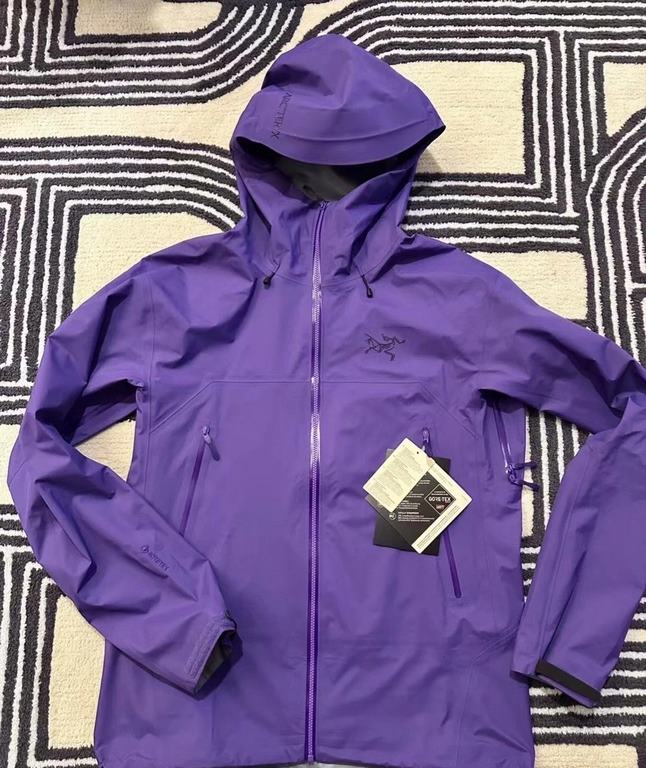 arcteryx originator beta series jacket purple hooded zipper long sleeve jacket jacket