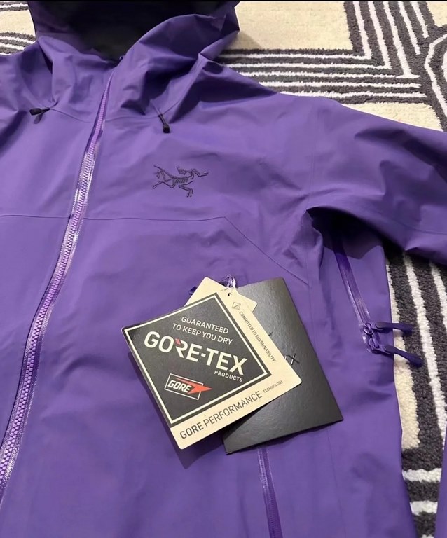 arcteryx originator beta series jacket purple hooded zipper long sleeve jacket jacket