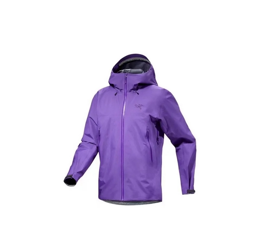 arcteryx originator beta series jacket purple hooded zipper long sleeve jacket jacket