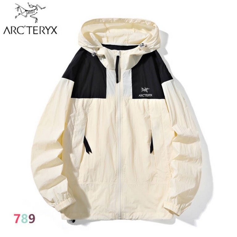 P140 New ARC'TERYX Beginner's Sunwear!Functional thin jacket small punching jacket skinsuit sunwear!Men's and women's models can be matched with couple's clothing! The latest models, summer must-have!Sun protection index