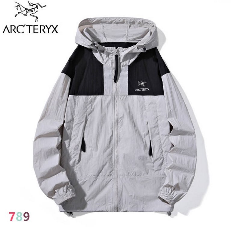 P140 New ARC'TERYX Beginner's Sunwear!Functional thin jacket small punching jacket skinsuit sunwear!Men's and women's models can be matched with couple's clothing! The latest models, summer must-have!Sun protection index