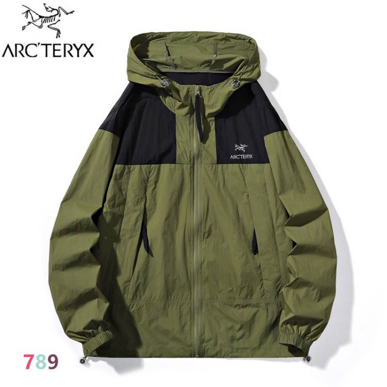 P140 New ARC'TERYX Beginner's Sunwear!Functional thin jacket small punching jacket skinsuit sunwear!Men's and women's models can be matched with couple's clothing! The latest models, summer must-have!Sun protection index