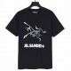 New  140ARC'TERYX Beginning Bird 24ss Co-Branded JIL SANDER Printed Short SleeveCustomized fabric after washing 260 grams double yarn 100% combed cotton fabric.Printing process, thread fixed weaving and dyeing without co