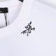 New  140Arcteryx Beginner 24ss Hand-painted Graffiti Bone Dragon Short Sleeve Unisex Original Customized Accessories Hangtags Packaging Bags Stickers Wash Marks250g double yarn fabric custom weaving and dyeing threadsOri