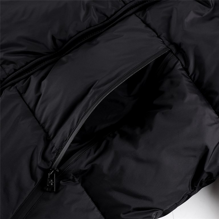 Local Pickup and Replacement Version  700 Terminal Release Store2021MonclerTemplon Embroidered Webbing Long Down Jacket Hooded Wind Pocket Non-Removable ,Three labels, details, accessories, hardware QR code scanning!UK o