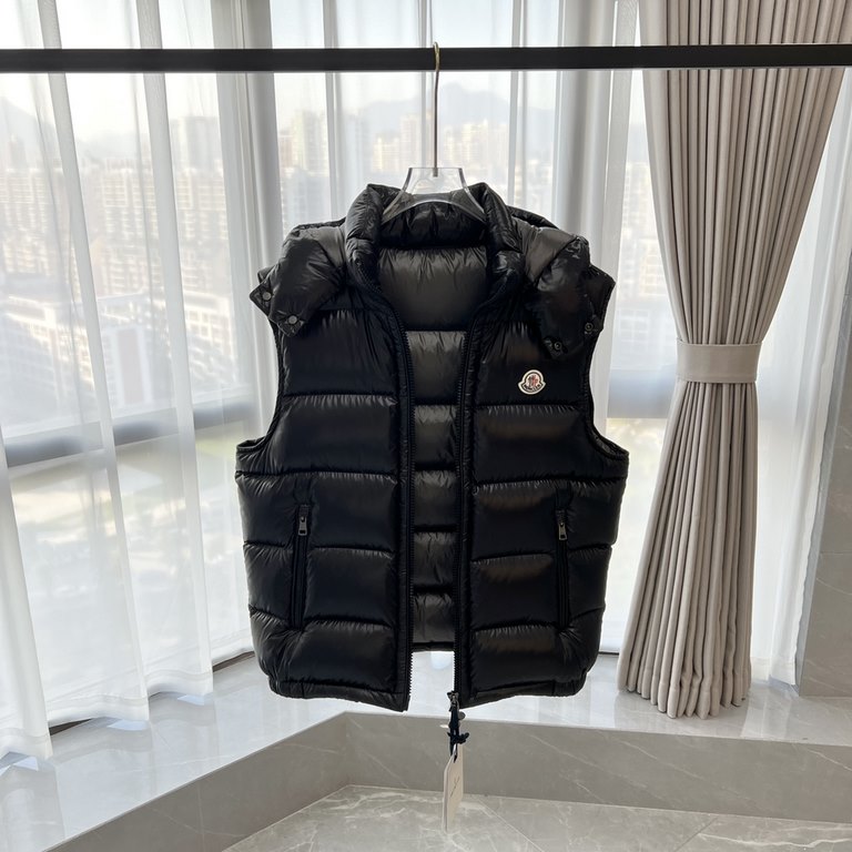 Top Original  450 Terminal in store!      Monkou Allenkojian FW21Lacquered Pudding Quilted HoodedMonkou Hooded VestTop Original Shipping Packing ListFive-piece set (dust bag, suit bag, MK special box, hanger, handbag) No