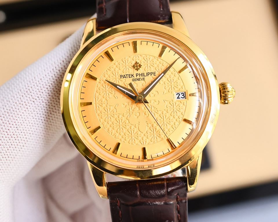 ]    The original open mold Patek Philippe Classical Series   took up to eight months! Ultra-thin men's automatic mechanical wristwatch, using the original 9015 movement imported from Japan, 28,800 vibrations per hour, Z