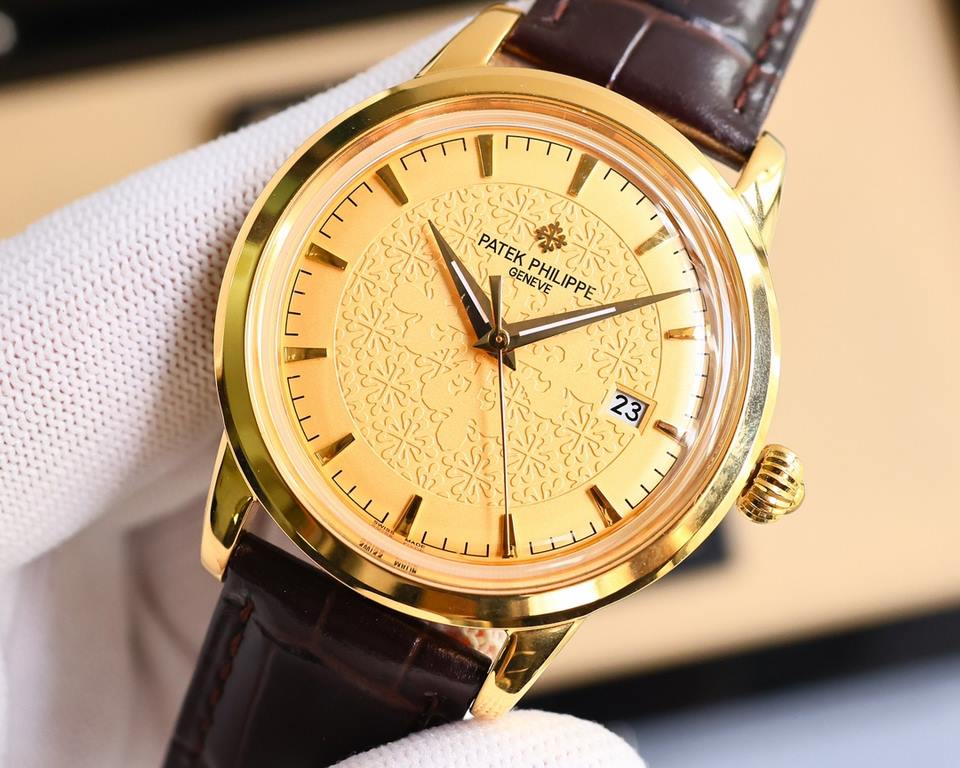 ]    The original open mold Patek Philippe Classical Series   took up to eight months! Ultra-thin men's automatic mechanical wristwatch, using the original 9015 movement imported from Japan, 28,800 vibrations per hour, Z