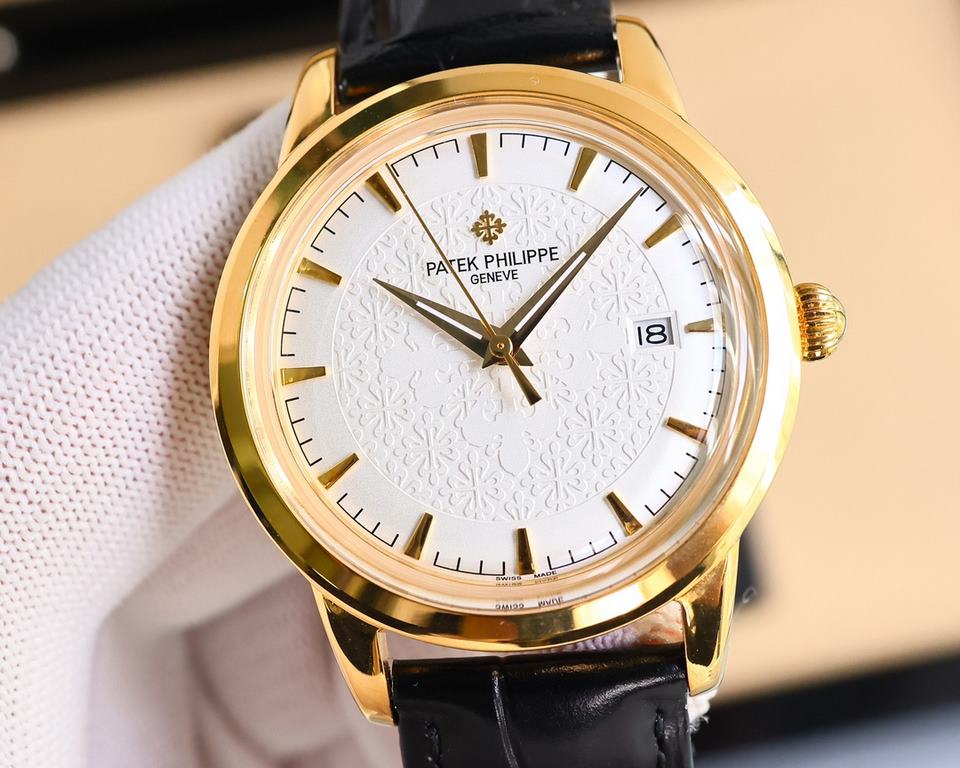 ]    The original open mold Patek Philippe Classical Series   took up to eight months! Ultra-thin men's automatic mechanical wristwatch, using the original 9015 movement imported from Japan, 28,800 vibrations per hour, Z