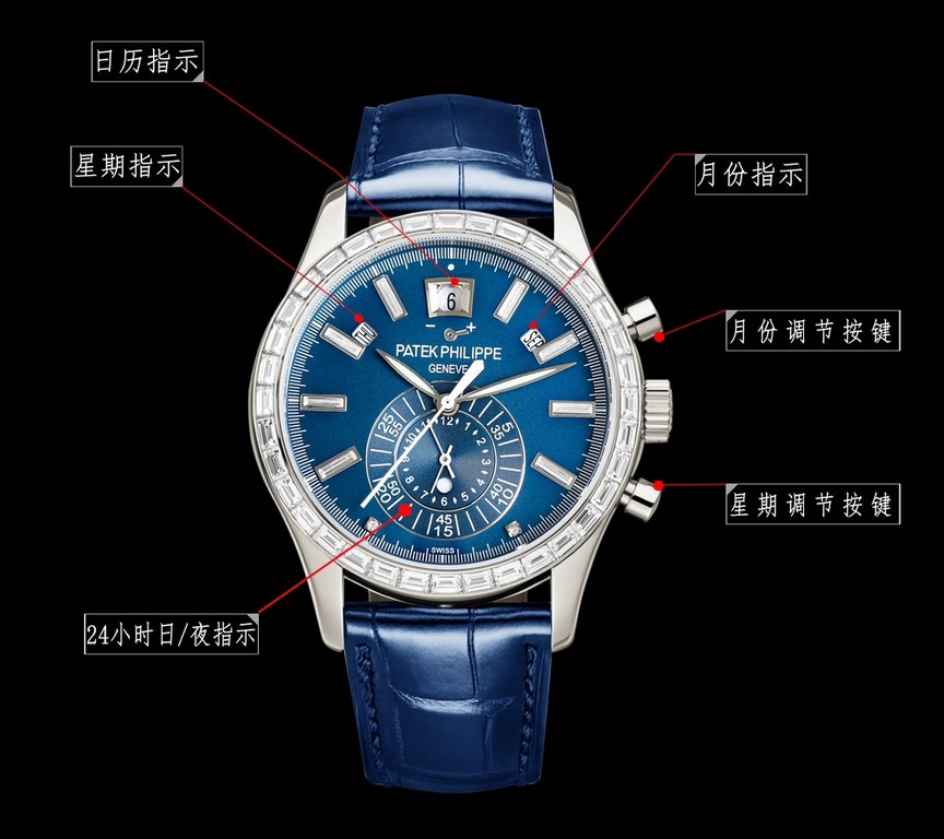 TWFactory2024 Wallpaper Recommendation Heavy on classic timepieces] - Patek. Patek Philippe Complications 5961P-001, the first Nautilus Complications to date, is a super-complex craftsmanship to create a casual sports wa