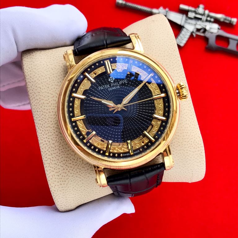 Brand Patek Philippe  PatekPhilppeStyle Prestige Gentleman's Hipster  MechanicalSize 44mm x 14mmMovement 3-hand fully automatic mechanicalMirror mineral crystalMaterial 316 stainless steelClasp pin buckleExquisitely craf