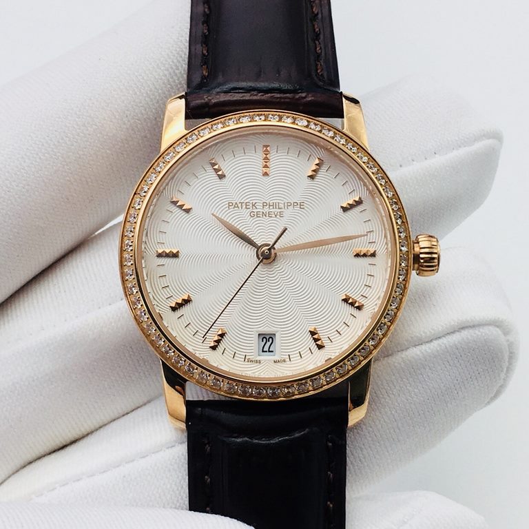 TW's latest recommendation Patek Philippe. Patek Philippe Ladies' Classic Collection!1 The original imported movement, back cover movement through the bottom, movement details interpreted in front of the eyes!2 Mirror wi