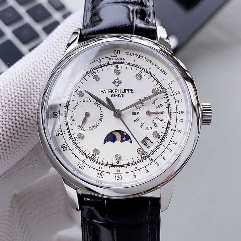 2020 Patek Philippe Complications Chronograph Series Launch Patek Philippe The aristocrat's work of art! With imported 9100 multifunctional movement (0 repairs) functions (24 hours, day of the week, star, month) imported