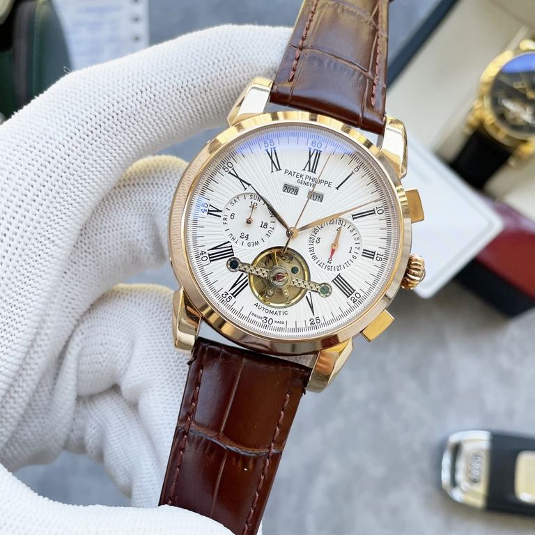 Patek Philippe Patek Philippe Patek Philippe boutique men's watches, multi-functional design, noble atmosphere, gentleman style, excellent quality, hot sale all over the city. Adopting automatic mechanical movement, top-