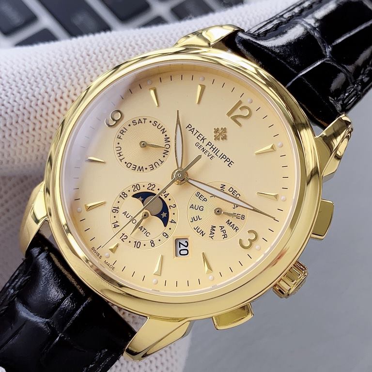 2020 Patek Philippe Complications Chronograph Series Launch Patek Philippe The aristocrat's work of art! With imported 9100 multifunctional movement (0 repairs) functions (24 hours, day of the week, star, month) imported