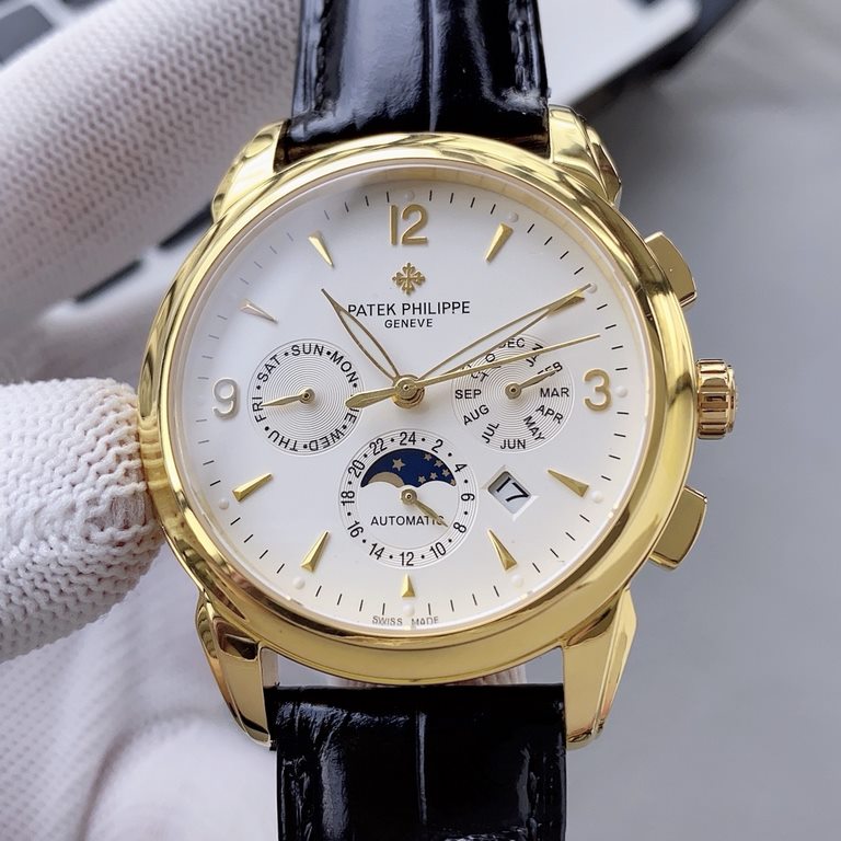 2020 Patek Philippe Complications Chronograph Series Launch Patek Philippe The aristocrat's work of art! With imported 9100 multifunctional movement (0 repairs) functions (24 hours, day of the week, star, month) imported