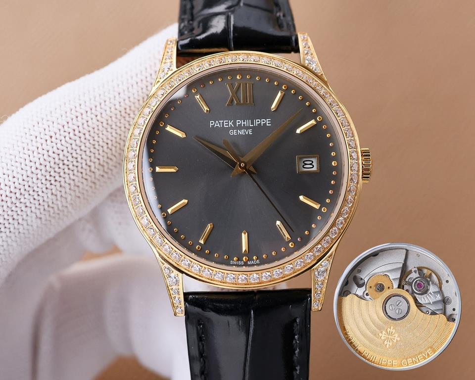 TW sincere, shocking launch of fine aesthetics representative of the work - Patek Philippe classical watch series - 5296. platinum V3 upgrade! The details are upgraded as follows pro diamonds, diamonds, luxury diamonds, 