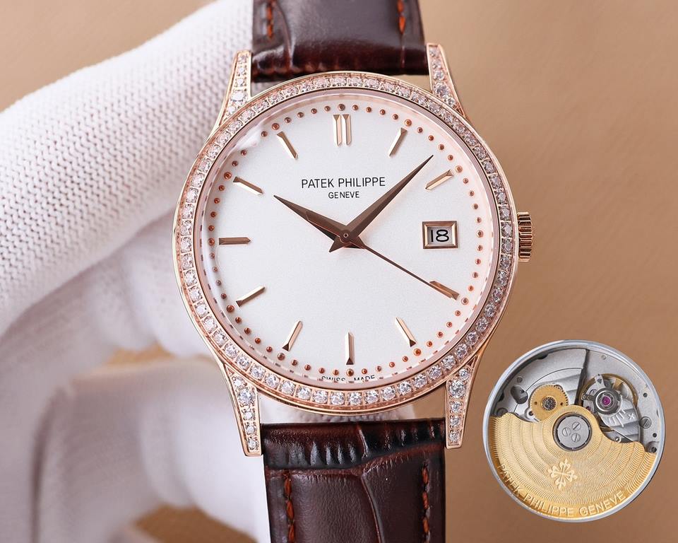 TW sincere, shocking launch of fine aesthetics representative of the work - Patek Philippe classical watch series - 5296. platinum V3 upgrade! The details are upgraded as follows pro diamonds, diamonds, luxury diamonds, 