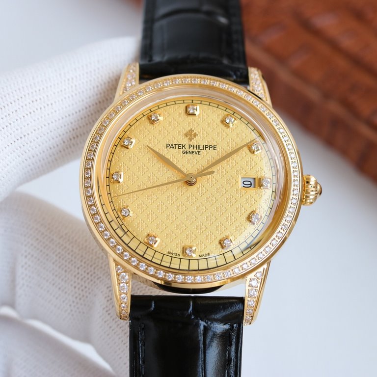 Year-end offer - new full brick shell   Patek Philippe, hot new style, Patek Philippe new pot cover, taking up to 6 months! Ultra-thin men's automatic mechanical wristwatch, using imported original 9015  movement, 28,800