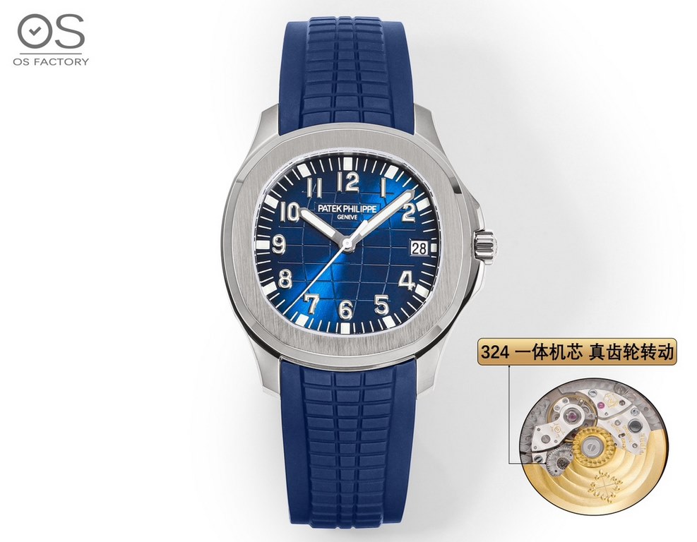 OS Factory V2  OSFactory The most powerful grenade Patek Philippe AQUANAUT series of men's mechanical watches, 5167A5168G5167R series of watches - OS factory exclusive development and customization of the Patek Philippe 