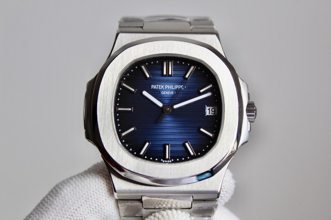 PATEK PHILIPPE 】Patek Philippe. Elegant Sports Series 57111A Nautilus, PP shocked the production of the king of steel watch, the best antidote program on the net, with Patek Philippe 9015 machine to change Cal.324 self-w