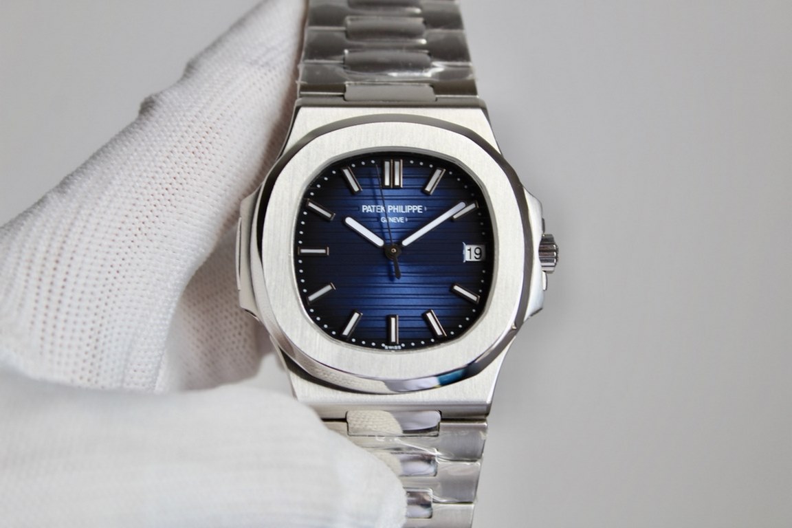 PATEK PHILIPPE 】Patek Philippe. Elegant Sports Series 57111A Nautilus, PP shocked the production of the king of steel watch, the best antidote program on the net, with Patek Philippe 9015 machine to change Cal.324 self-w