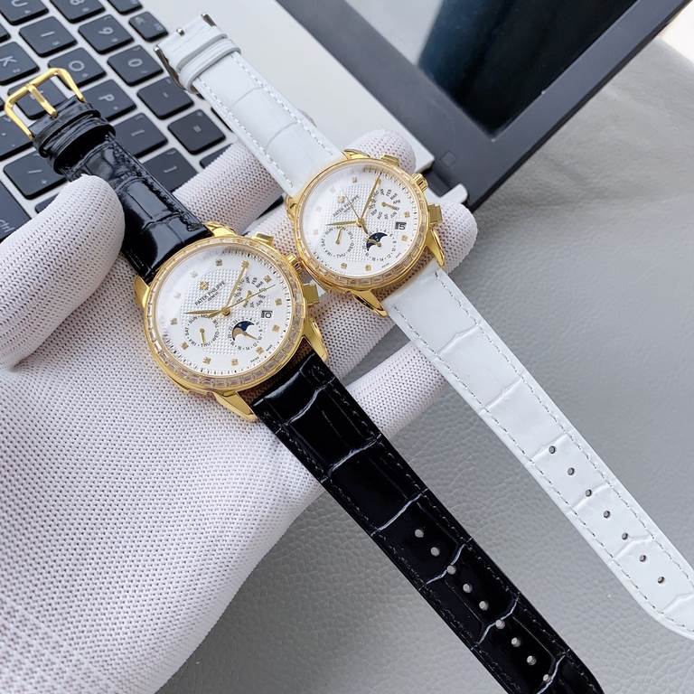 Exclusive development Patek Philippe Complications Chronograph Collection is launched Patek Philippe. Perpetual Calendar Couple's Watch! Little Red Book explosive [love] multi-function watch Officially launched!1   equip