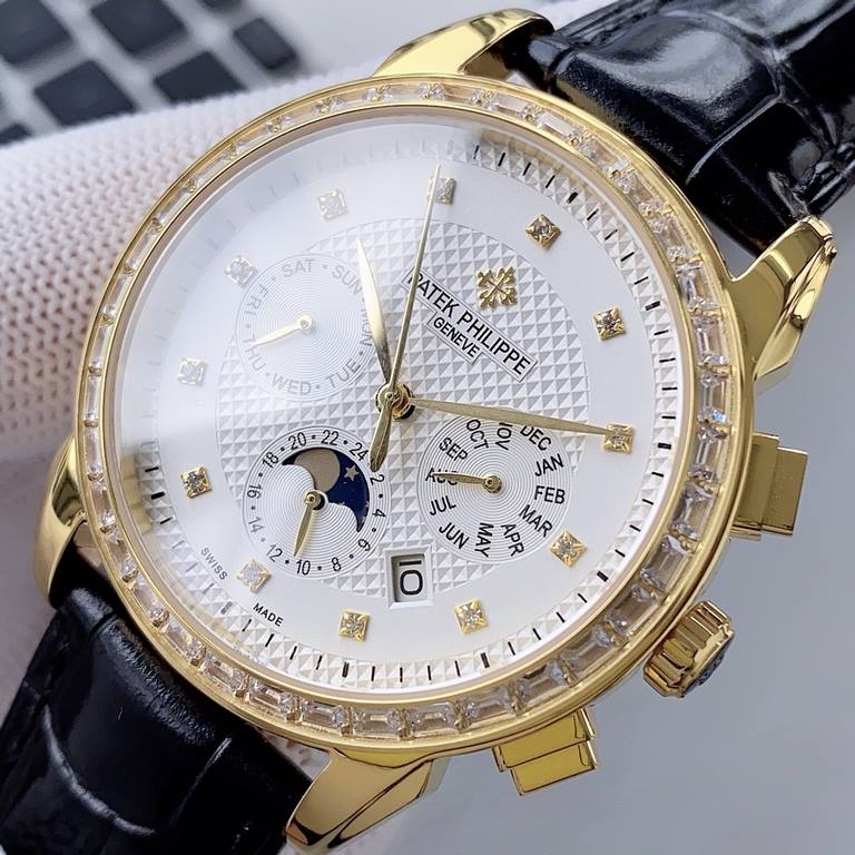 Exclusive development Patek Philippe Complications Chronograph Collection is launched Patek Philippe. Perpetual Calendar Couple's Watch! Little Red Book explosive [love] multi-function watch Officially launched!1   equip