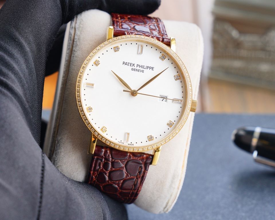 quality fine craft exquisite simple atmosphere male god must choose! Material 316 steel 18k micro-nano plating rose gold, diameter 40mm thickness 0.8, movement model 9015 imported movement, 28,800 oscillations per hour, 