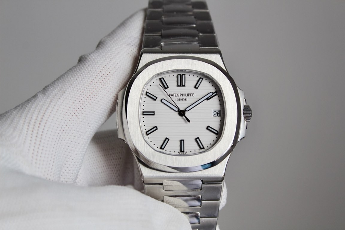 PATEK PHILIPPE 】Patek Philippe. Elegant Sports Series 57111A Nautilus, PP shocked the production of the king of steel watch, the best antidote program on the net, with Patek Philippe 9015 machine to change Cal.324 self-w