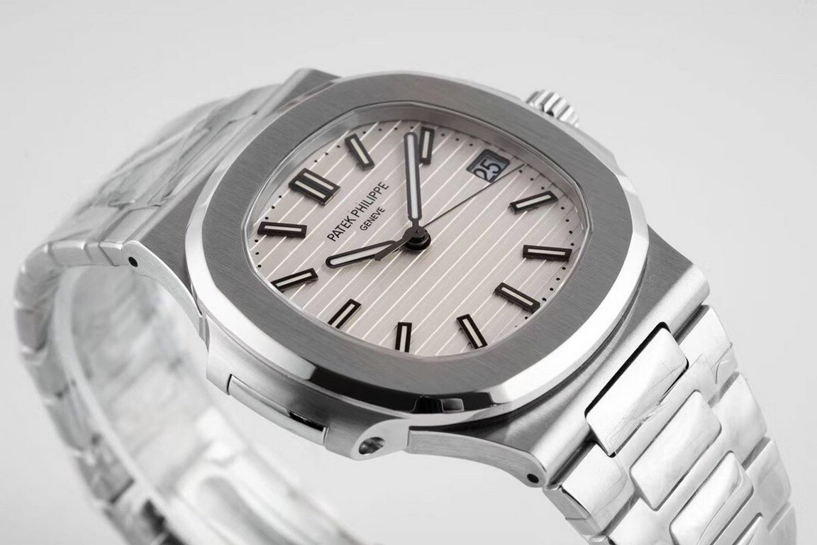 PATEK PHILIPPE 】Patek Philippe. Elegant Sports Series 57111A Nautilus, PP shocked the production of the king of steel watch, the best antidote program on the net, with Patek Philippe 9015 machine to change Cal.324 self-w