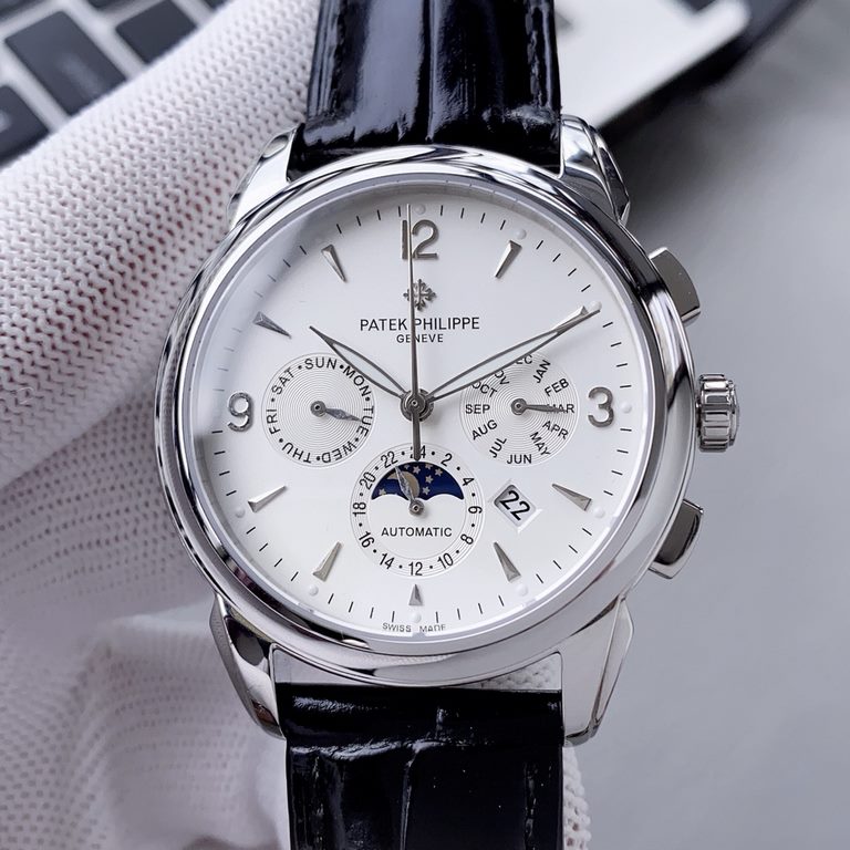 2020 Patek Philippe Complications Chronograph Series Launch Patek Philippe The aristocrat's work of art! With imported 9100 multifunctional movement (0 repairs) functions (24 hours, day of the week, star, month) imported