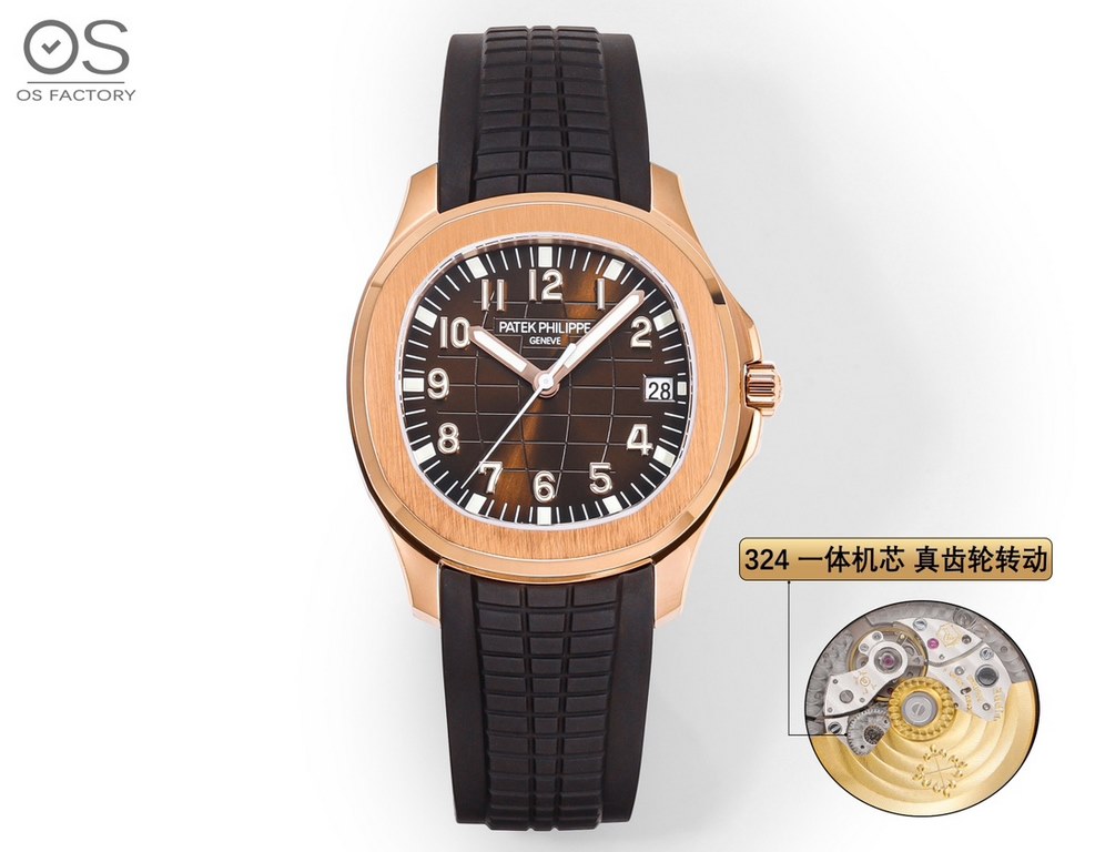 OS Factory V2  OSFactory The most powerful grenade Patek Philippe AQUANAUT series of men's mechanical watches, 5167A5168G5167R series of watches - OS factory exclusive development and customization of the Patek Philippe 