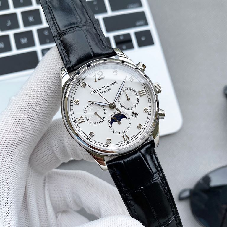 So, it's a big factory with the highest quality! New Patek Philippe and PPF factory sincere cooperation! Boutique work! (Actual picture) Patek Philippe with imported 9100 multi-function movement (0 repair) function (24 h