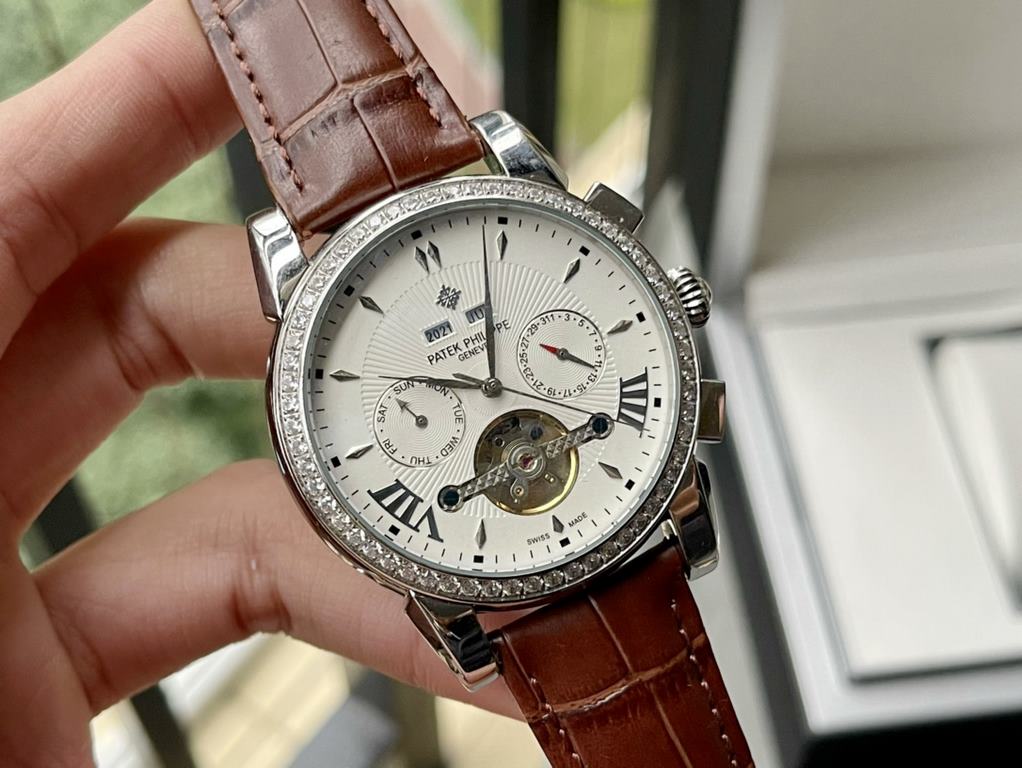 Same. Patek Philippe - PatekPhilippe   fine men's watches      new multi-functional design, skillful, unique, noble atmosphere, gentleman style. Adopting automatic mechanical movement, top-grade 316 stainless steel case,